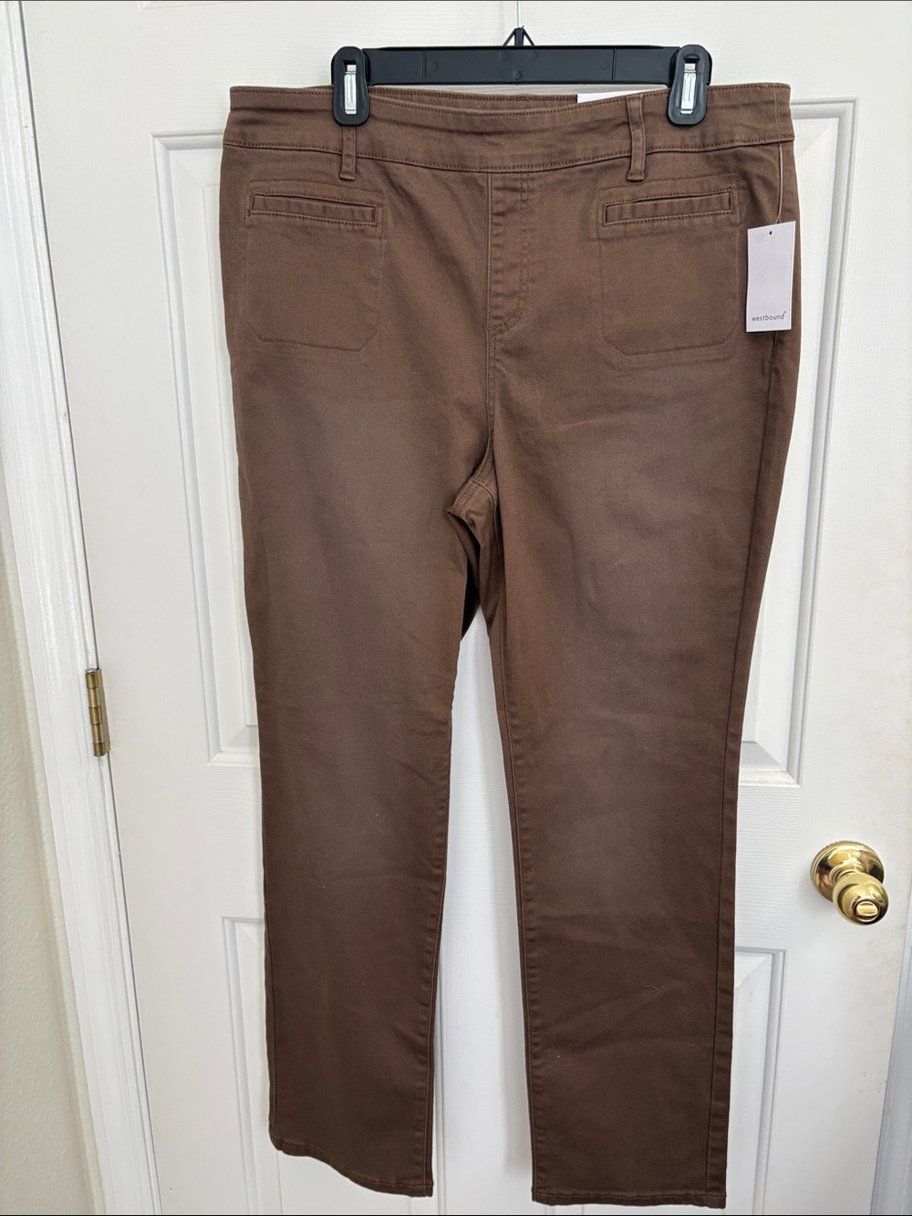 Westbound Women's Straight Leg Pants in Brown